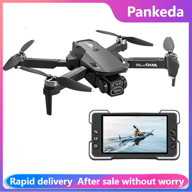 Drone Gimbal 2 Axis - Drone Kamera M10 dengan Remote Kontrol