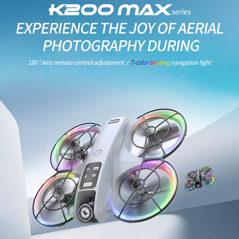 Drone K200 dengan Kamera HD 8K - Drone Gimbal 2 Axis ulasan dan harga