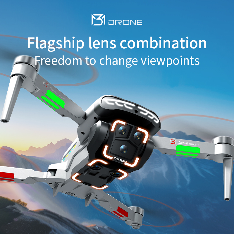 M3 Drone Profesional 4K HD Fot - Drone Gimbal 2 Axis ulasan dan harga
