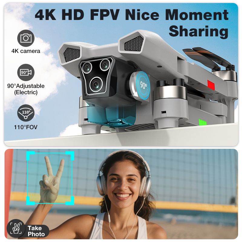Drone Baru L017 Pro Brushless  - Drone Gimbal 2 Axis ulasan dan harga