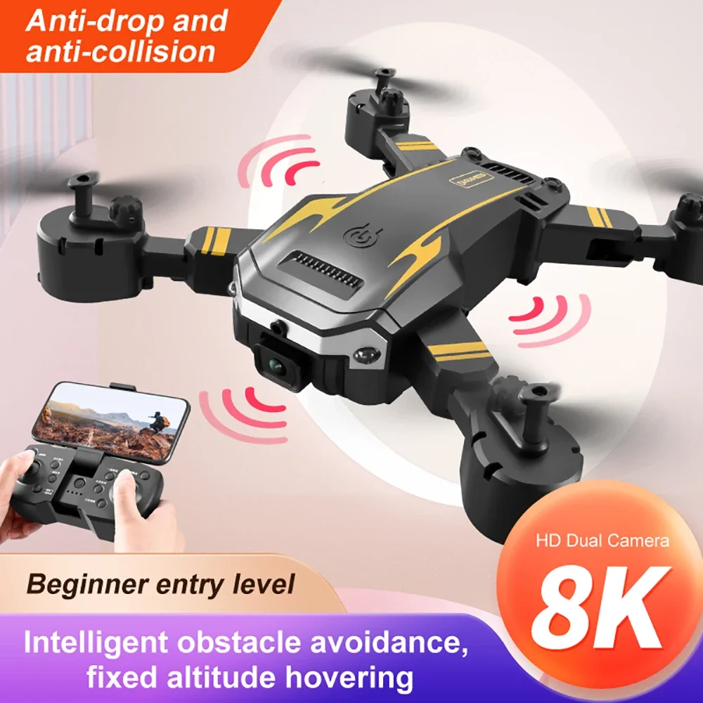 Drone G6 8K 5G Profesional HD  - Drone Gimbal 2 Axis ulasan dan harga